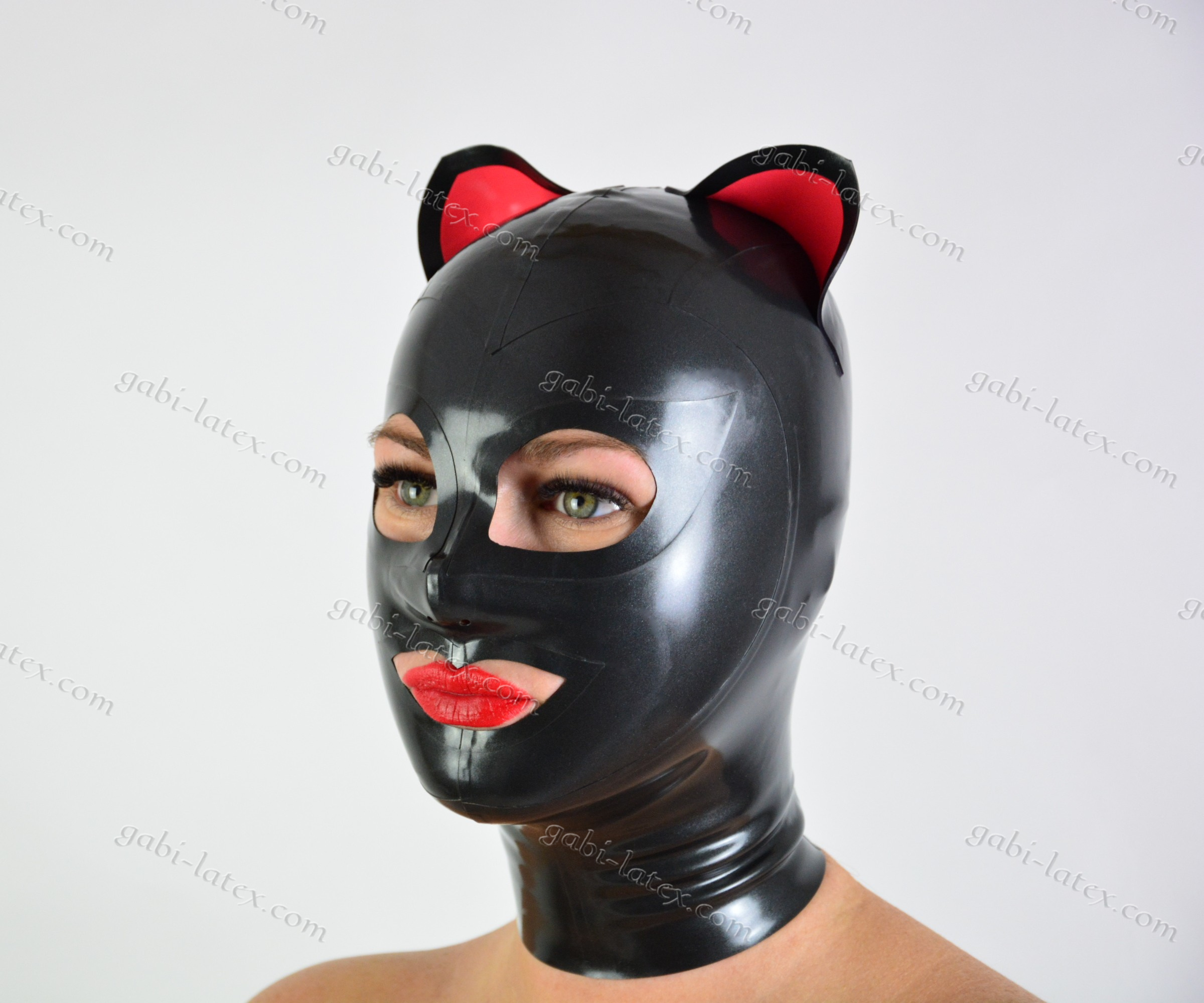 Latex Cat Mask/Hood - Image 2