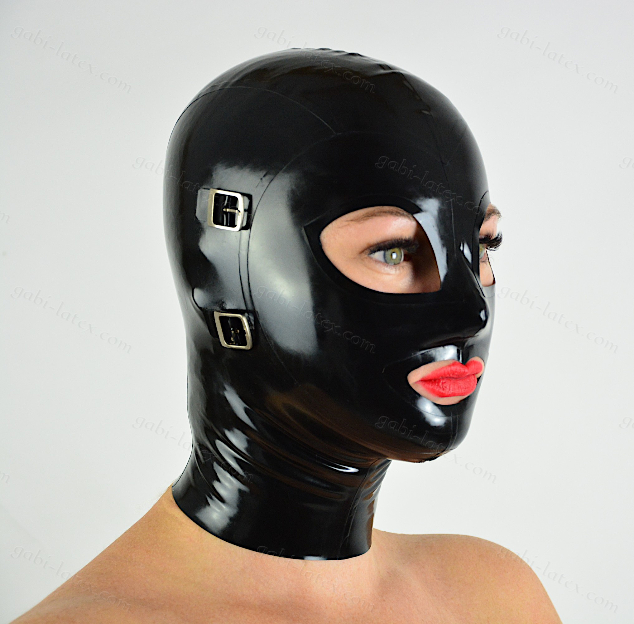 Latex Bondage Mask handmade from natural rubber