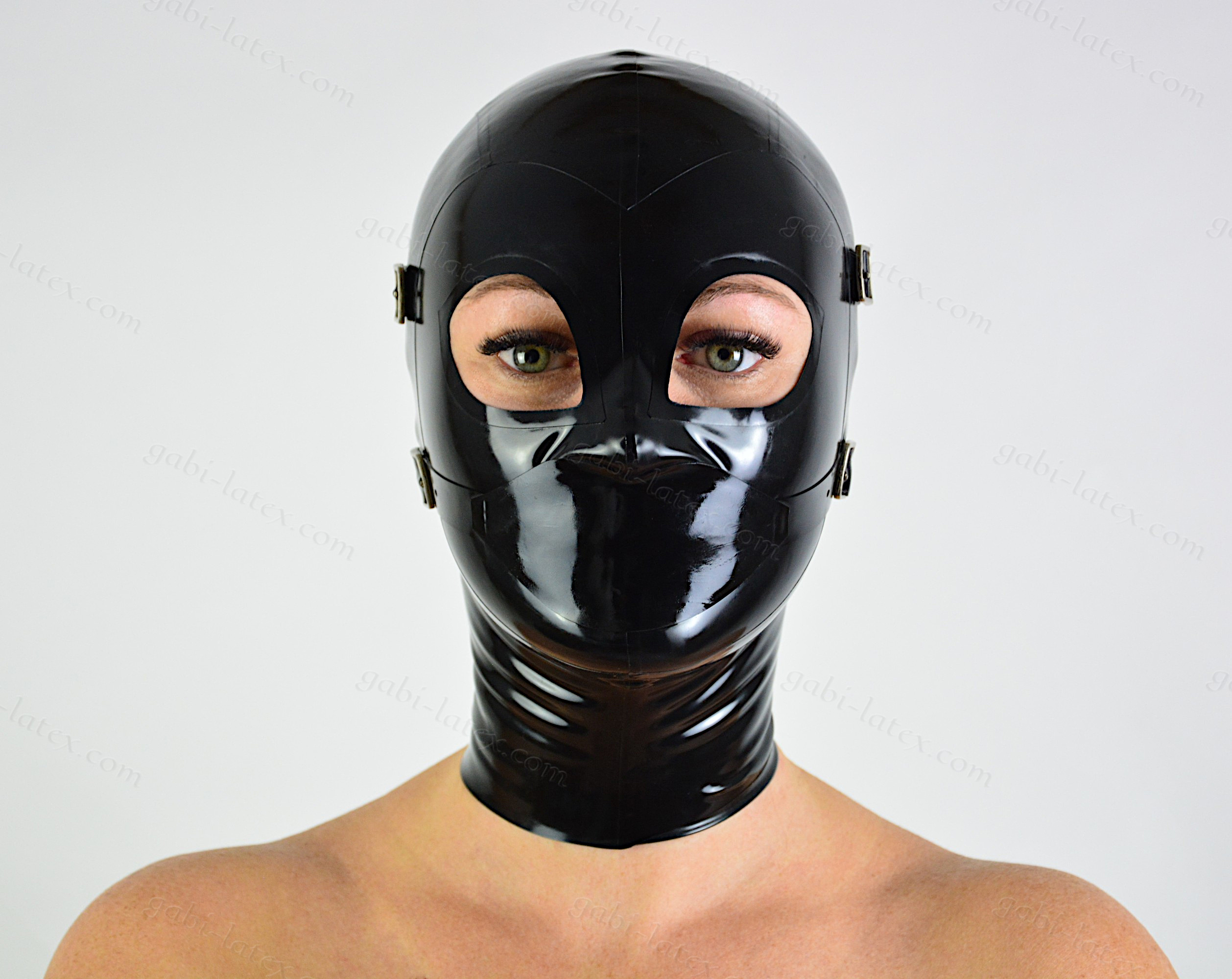 Latex Bondage Mask handmade from natural rubber