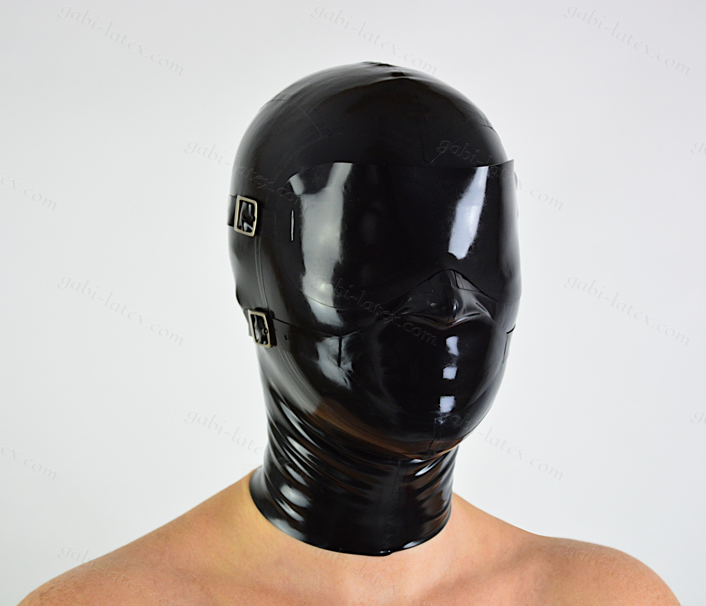 Latex Bondage Mask handmade from natural rubber