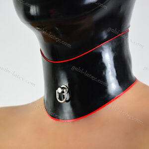 Latex collar handmade from natural rubber