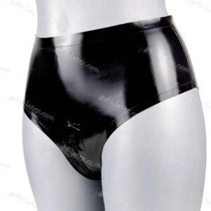 Latex ZIP panties