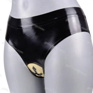 Gothic low waist latex panties