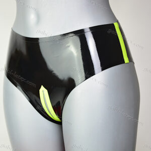 Latex panties with open crotch