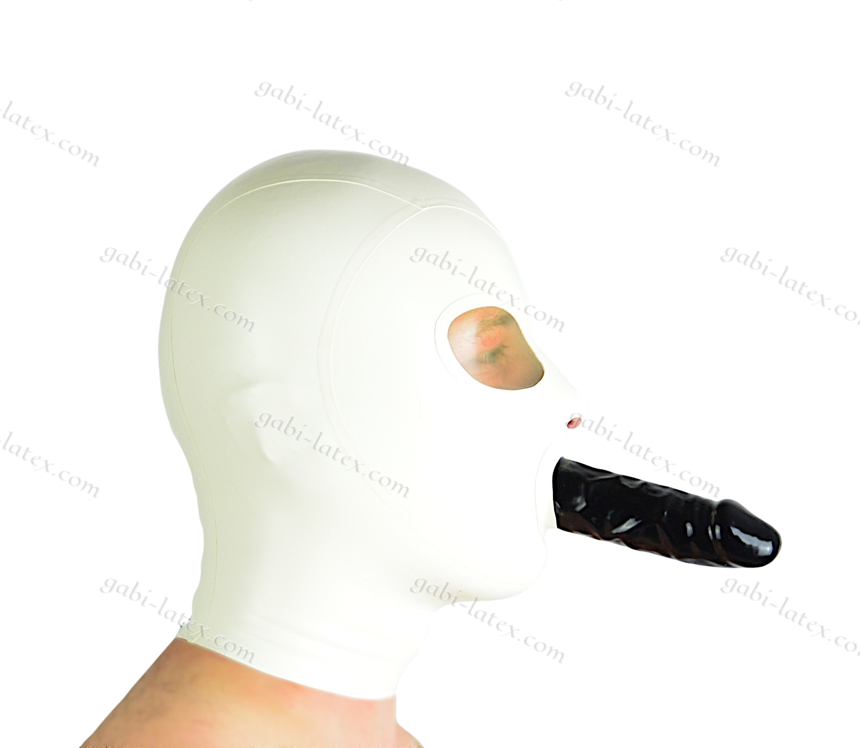 Latex Clinic BDSM play mask with anatomical element