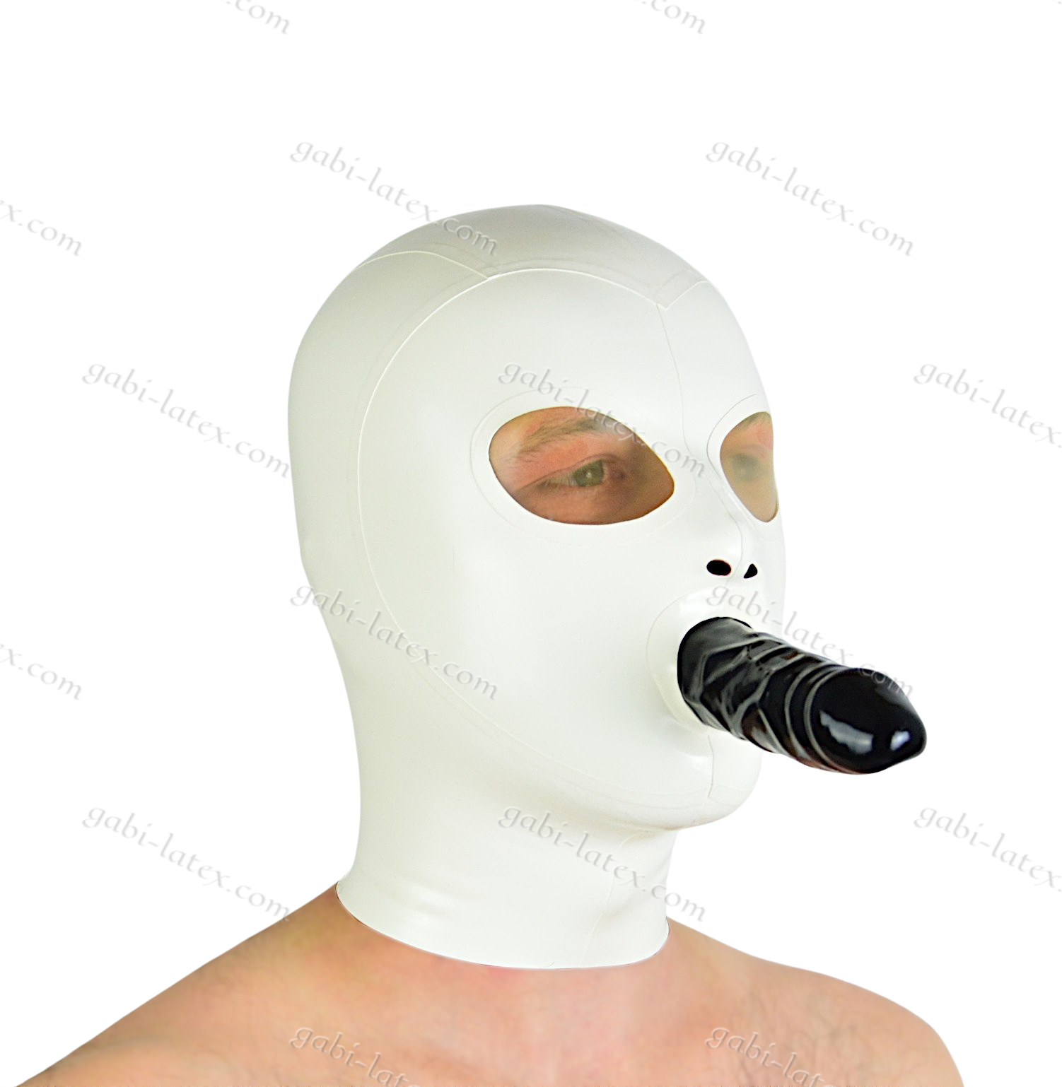 Latex Clinic BDSM play mask with anatomical element