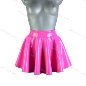LOLITA flared latex skirt