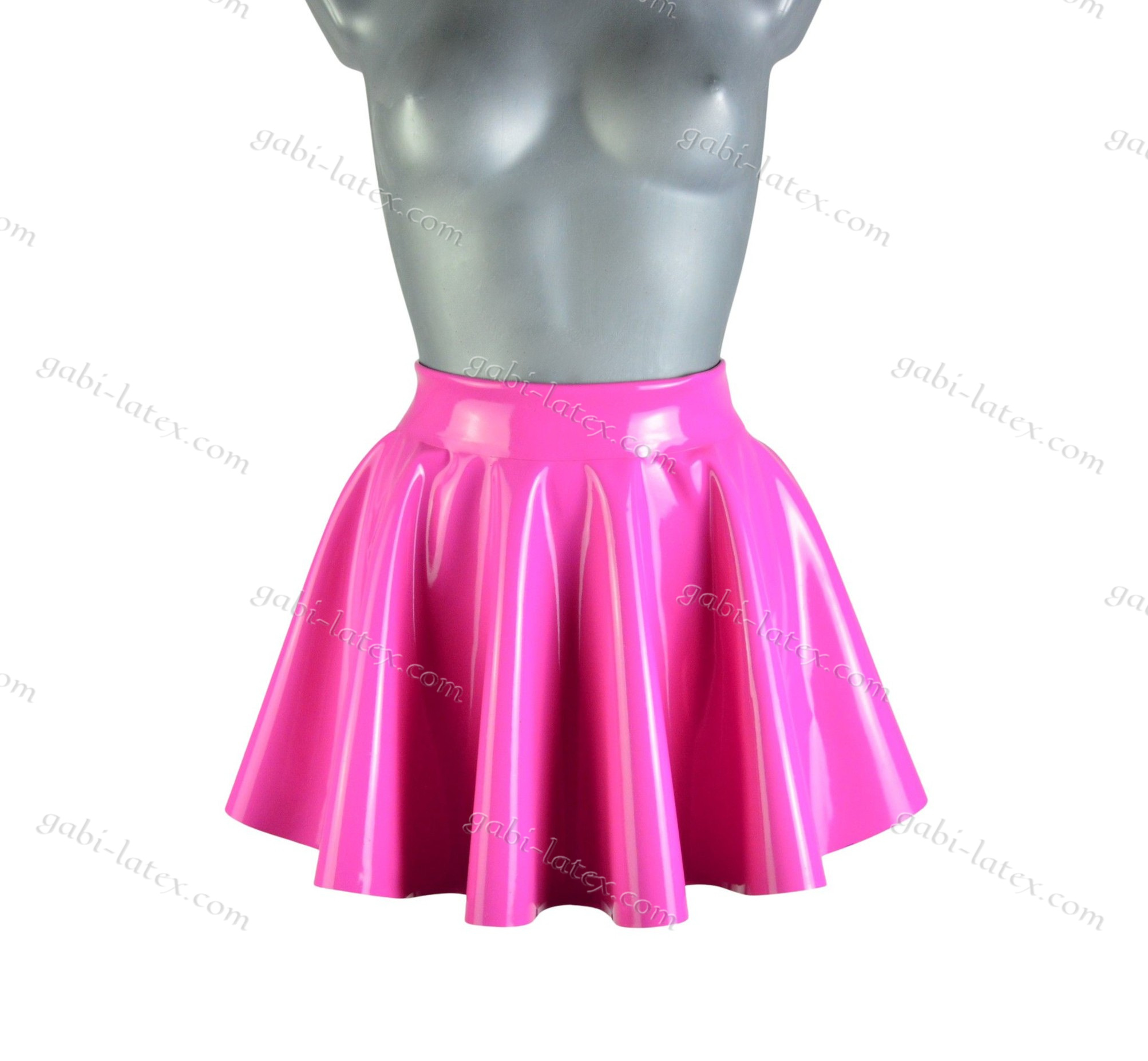 LOLITA flared latex skirt
