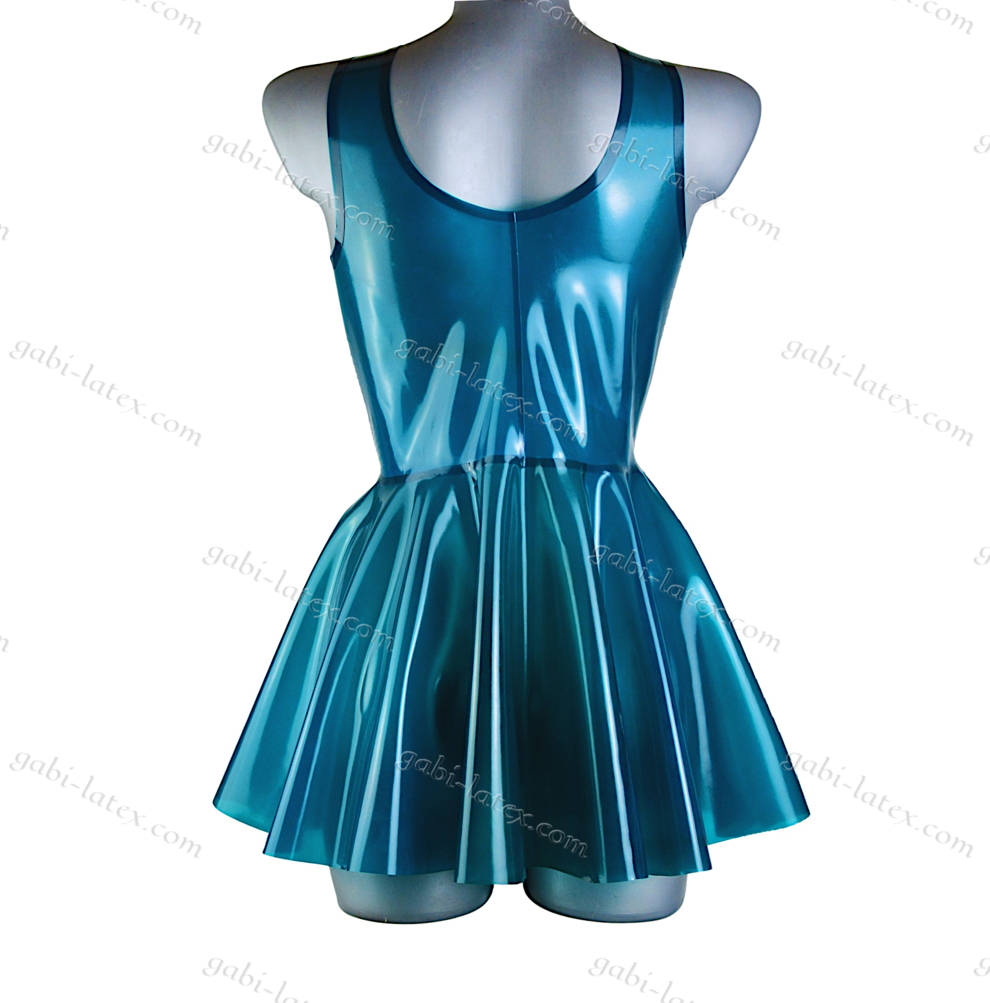 SEXY FLAREX LATEX DRESS - Image 3