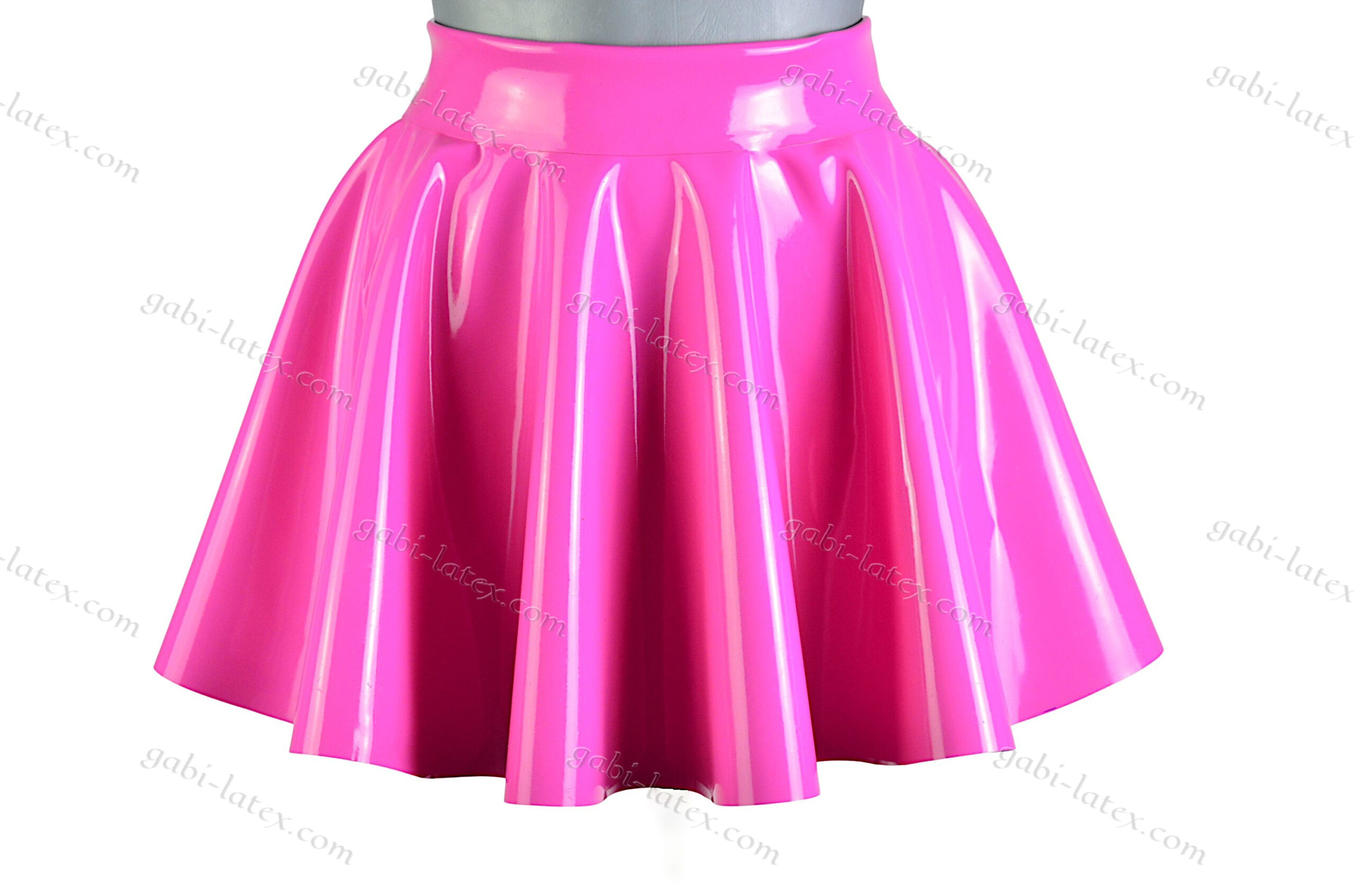 LOLITA flared latex skirt